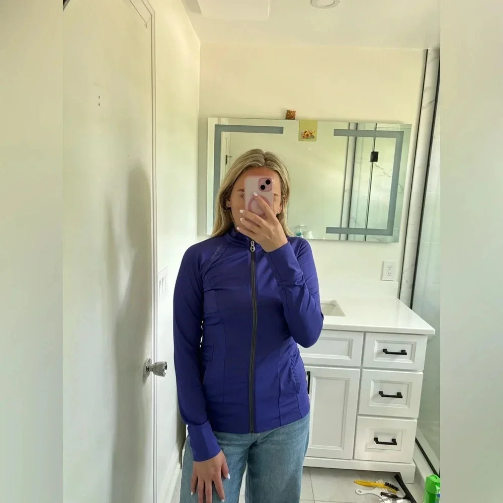 Under Armour Purple Activewear Jacket - Picture 2 of 4